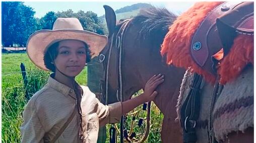 Ator Gustavo Corasino, de 12 anos