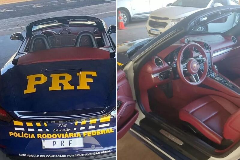 Veículo foi apreendido em operação da PF contra tráfico