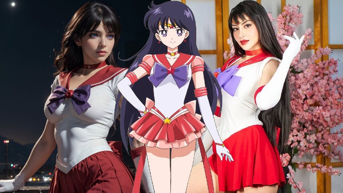 Sailor Moon - Sailor Mars IA y Cosplay