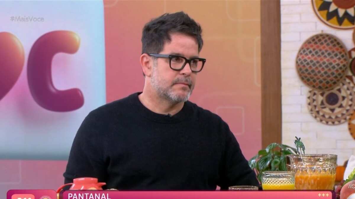 Ao vivo, Murilo Benício participa do "Mais Você"