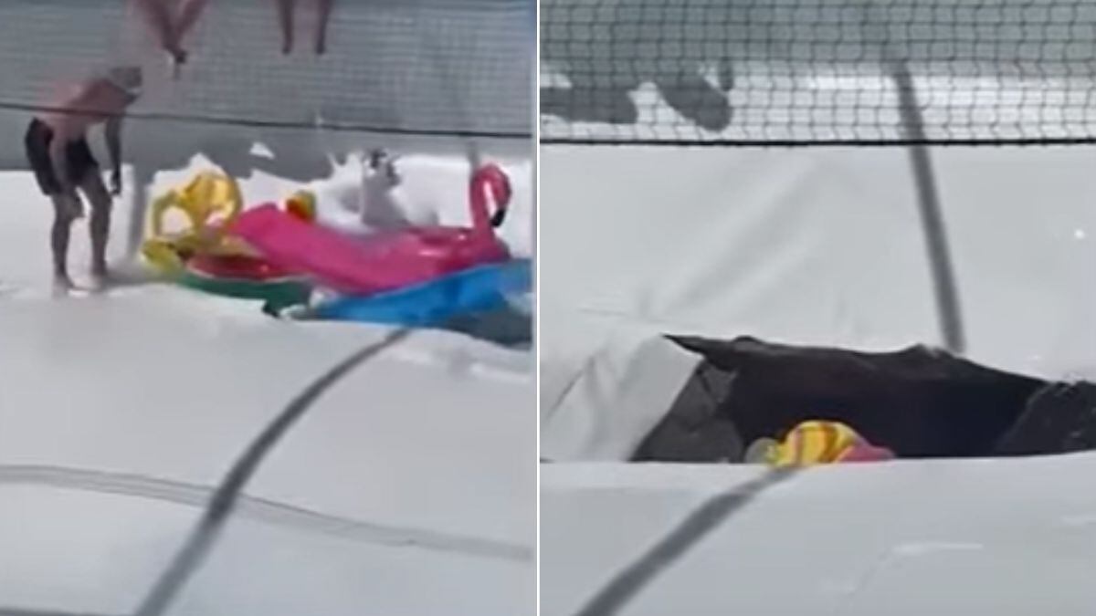 Homem morre ao ser sugado por buraco em piscina