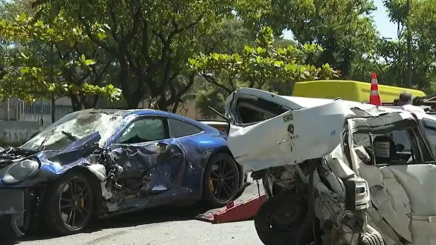 Condutor do carro branco morreu