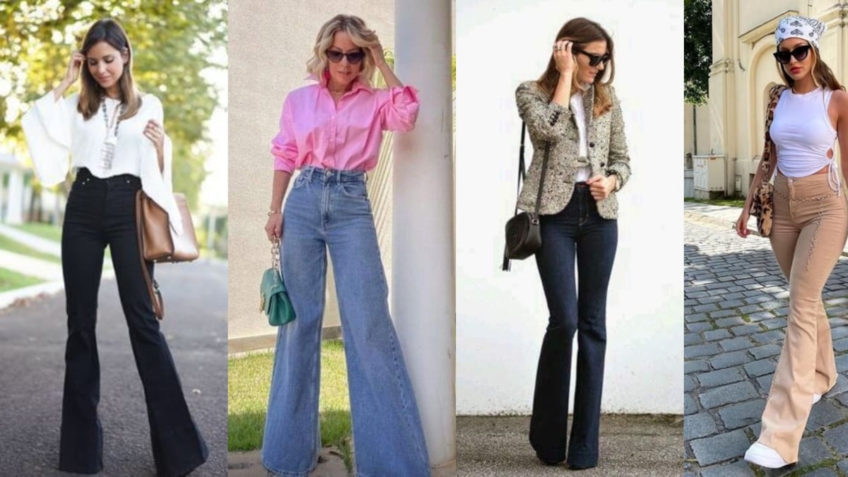 Pantalones acampanados