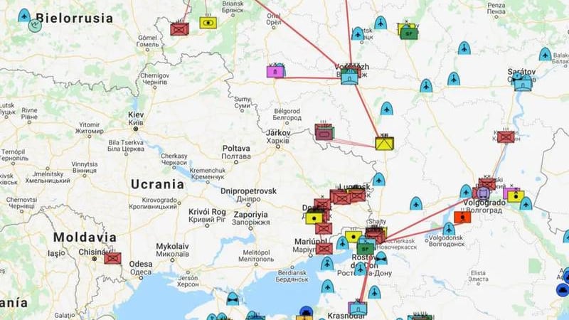 Ucrânia: Mapa interativo mostra toda a movimentação das tropas russas