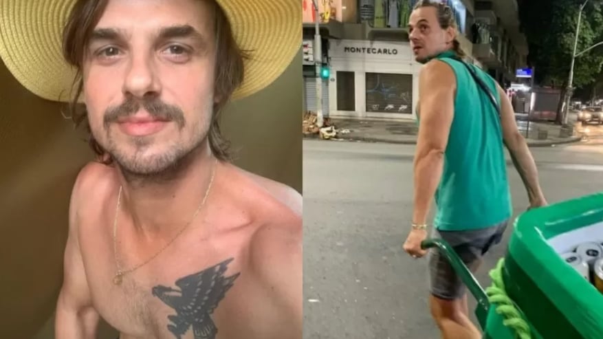 Daniel Erthal começou empreendimento como vendedor ambulante; ele foi agraciado com uma kombi por cliente Imagem: Reprodução/Instagram