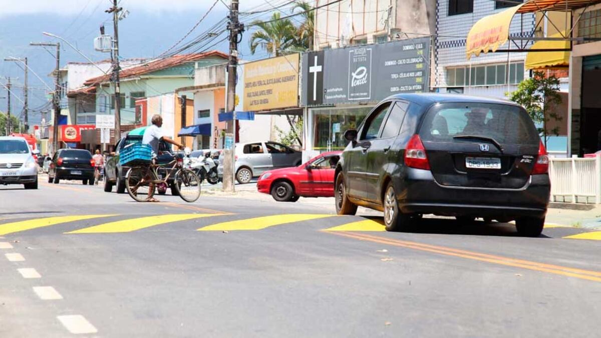 Avenida Luciano de Bona, em Peruíbe