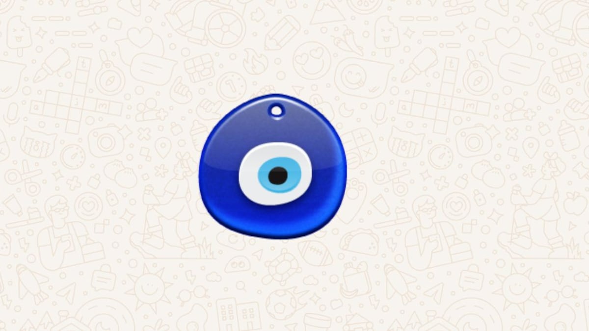 Qué significa el emoji azul como un ojo