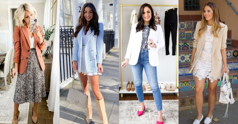 Cómo lucir un blazer oversize en primavera