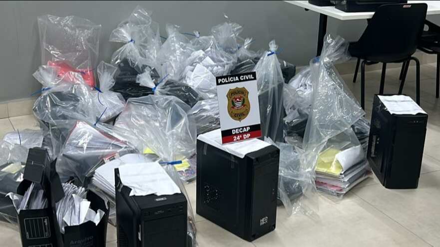 Eles aplicavam golpes contra empresas