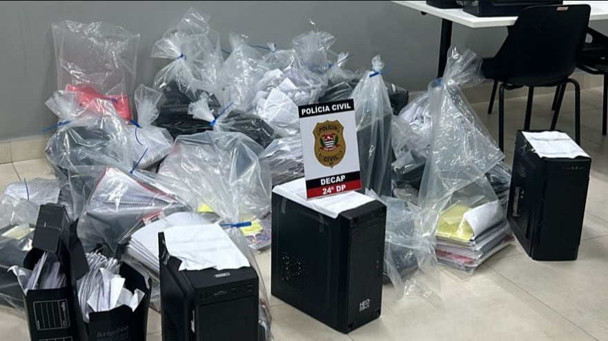 Eles aplicavam golpes contra empresas