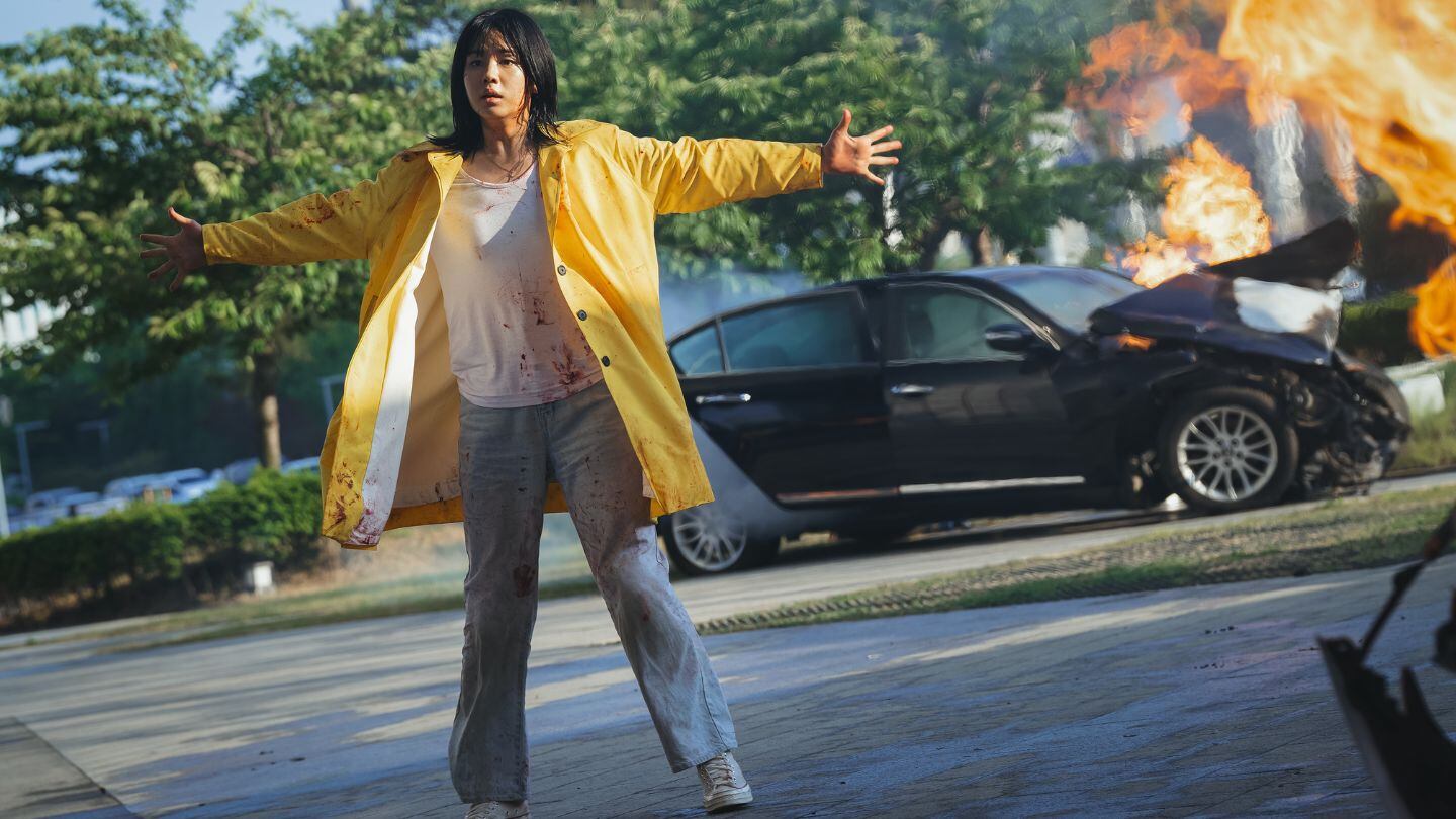 Escena de la serie 'Adiós, Tierra'