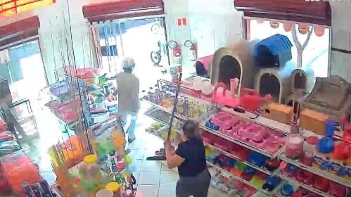 Bandido conseguiu fugir