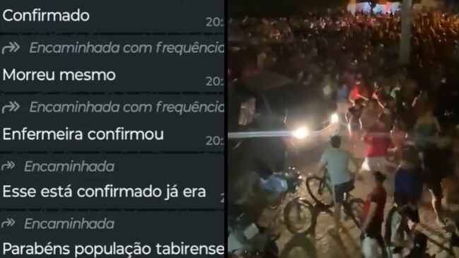 População celebra linchamento de casal.