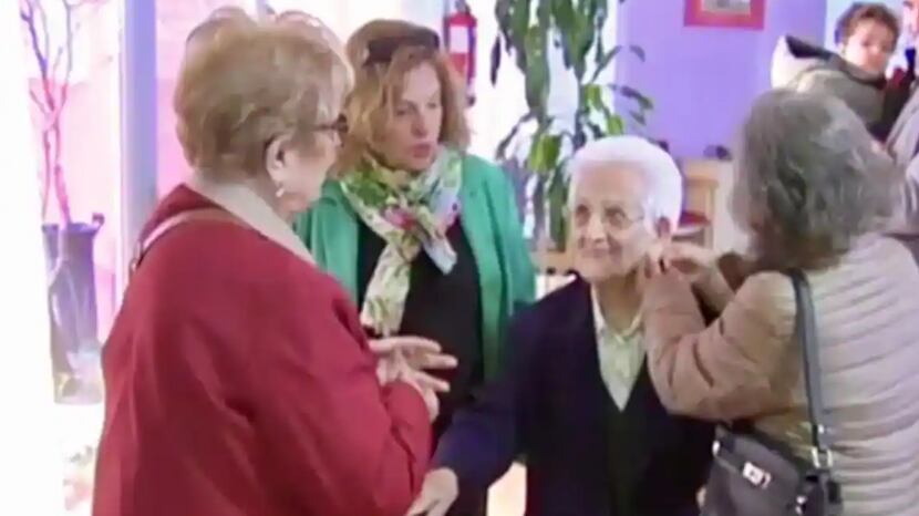 Araceli Hidalgo, em seu centenário. SUR