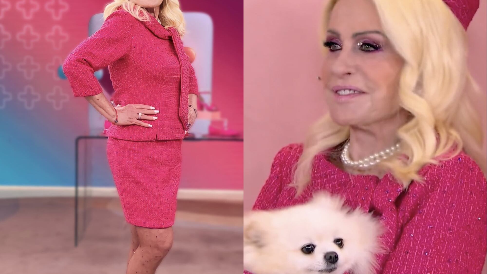 Ana Maria Braga se transforma em Barbie na manhã de hoje