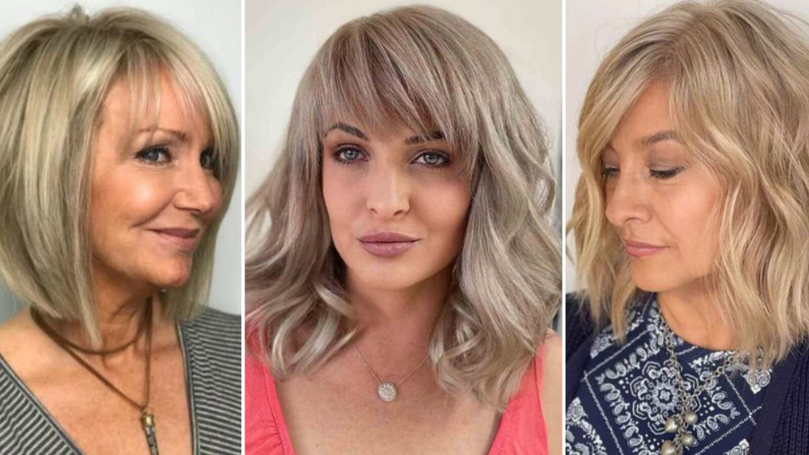 Tintes rubios cenizos para mujeres con canas