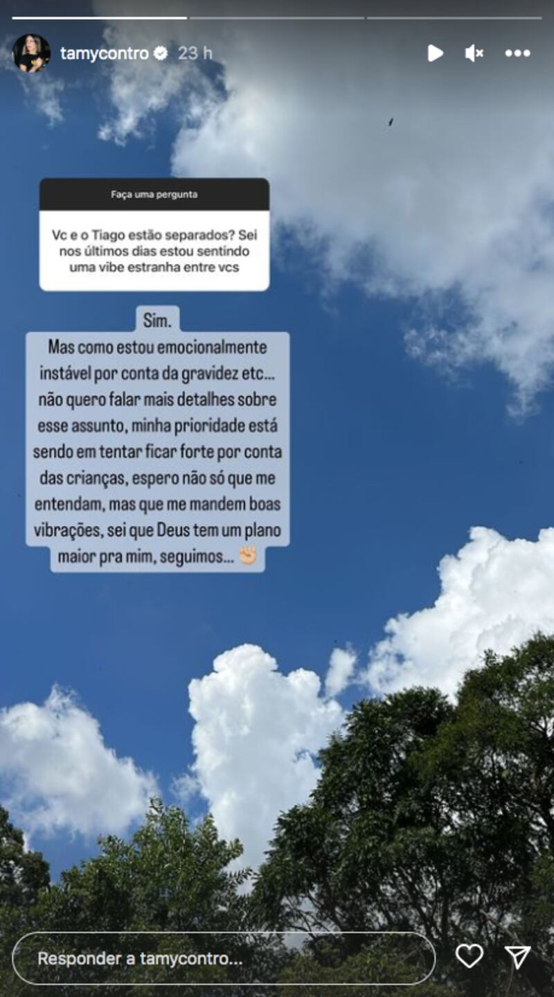 Story de Tamy Contro