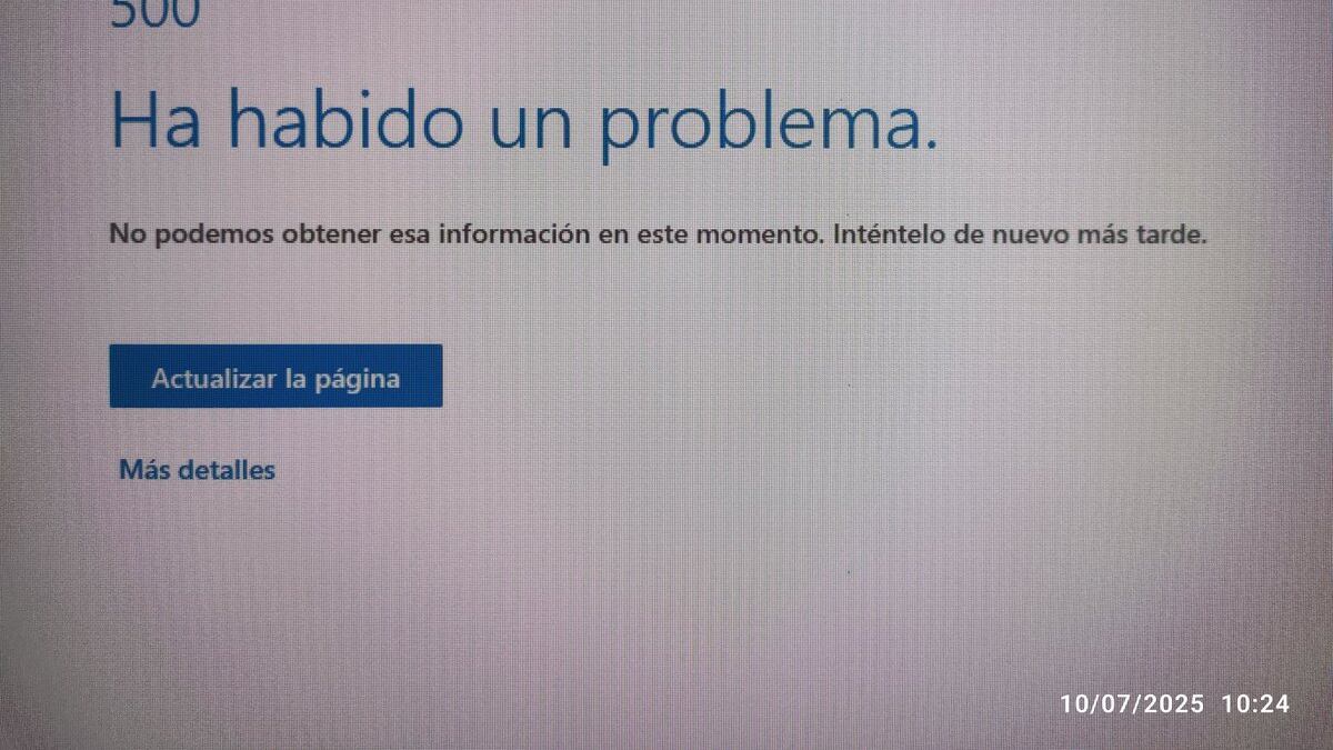 Outlook presenta fallas