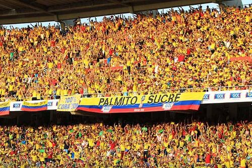 A febre do futebol aumentou o consumo de energia em 28 cidades da Colômbia