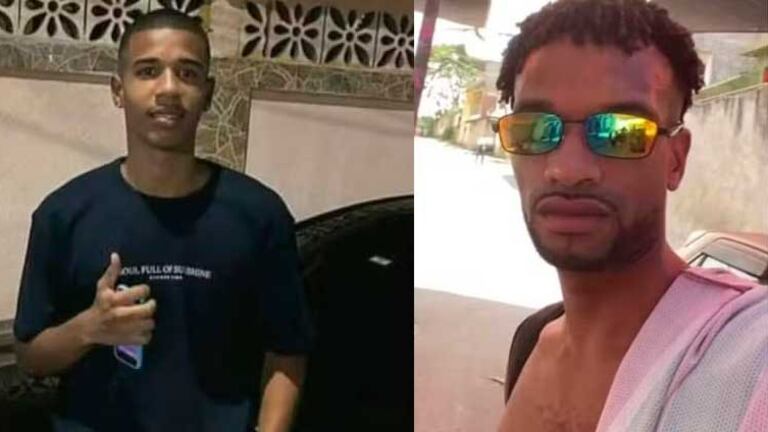 Kauan (esq) teria sido baleado pelo criminoso conhecido como Testa de Ferro