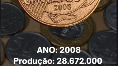 Moeda de 5 centavos de 2008