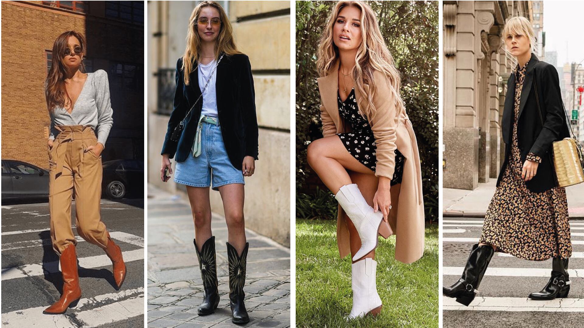 Reunimos aqui algumas das formas mais criativas de usar botas de cowboy para você também entrar na tendência.