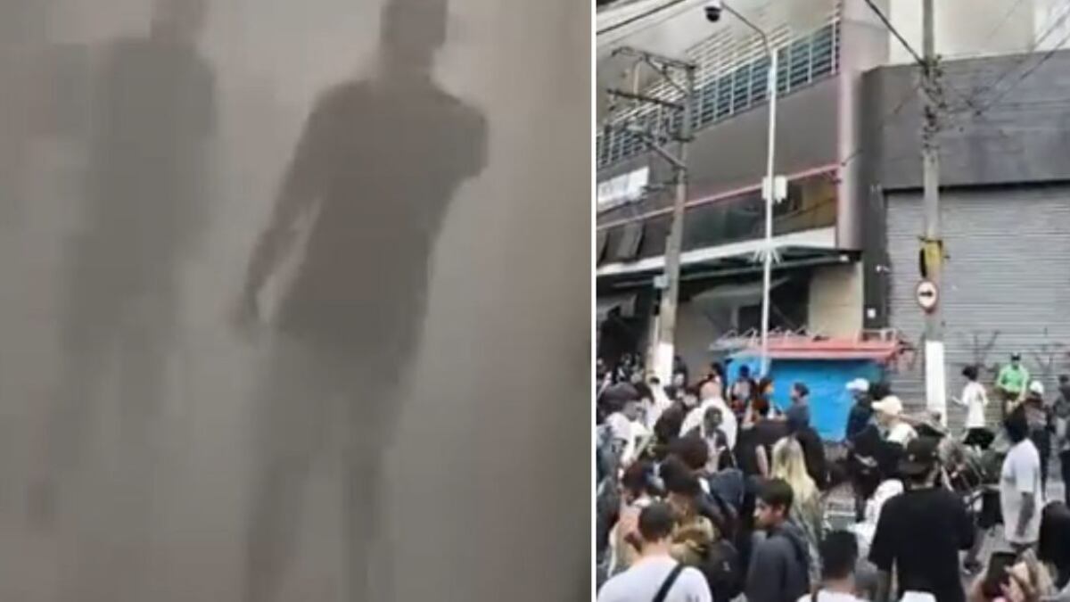 Bombeiros ainda trabalham no combate às chamas