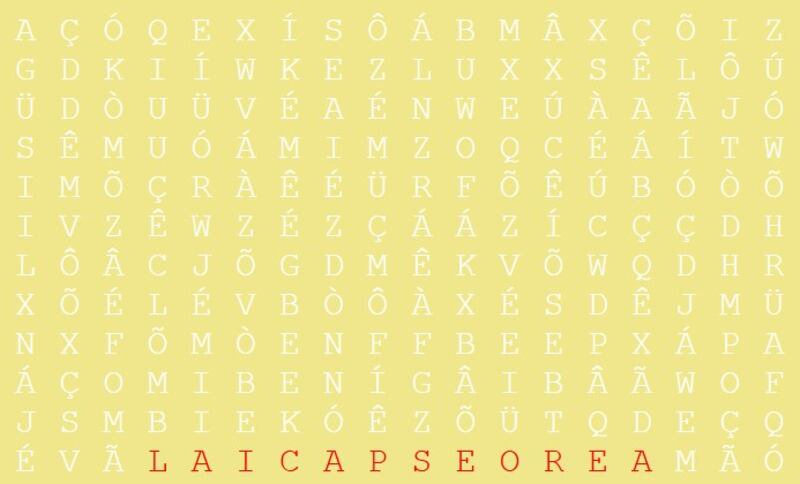 Caça-palavras aeroespacial