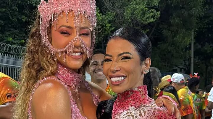Paolla Oliveira se despede do Carnaval e emociona Tatiane Feiticeira