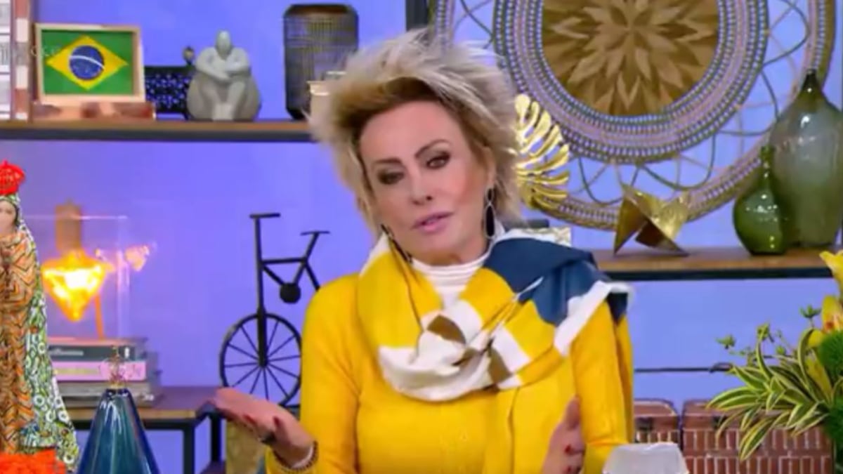 Ana Maria Braga mostra 'cédula de maconha' ao vivo, mas não explica