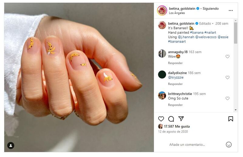 Las uñas afrutadas son una de las grandes tendencias de manicura del verano 2024