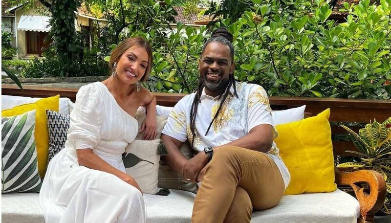 Antes do Encontro, Patrícia Poeta e Manoel Soares apresentavam o É de Casa