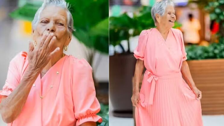 Dona Amélia, de 100 anos, encanta com humor e declara que não quer saber de paquera