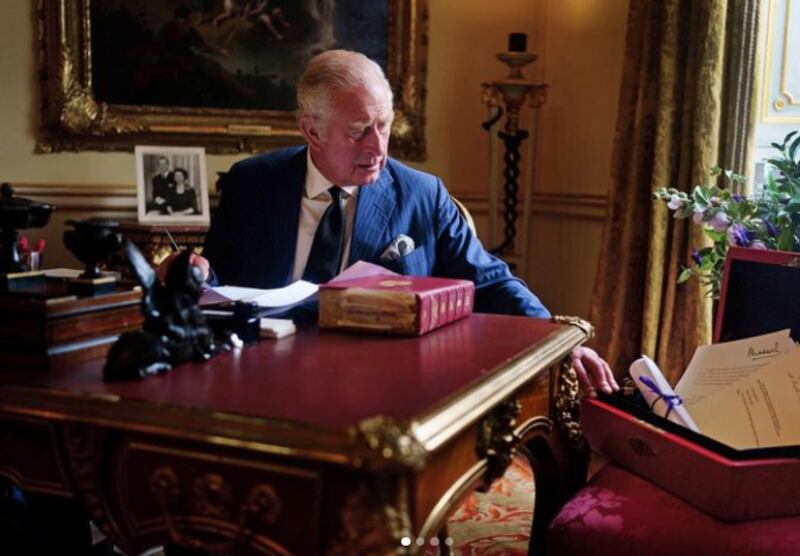 A coroação do rei Charles III acontecerá em 6 de maio
Foto: @theroyalfamily