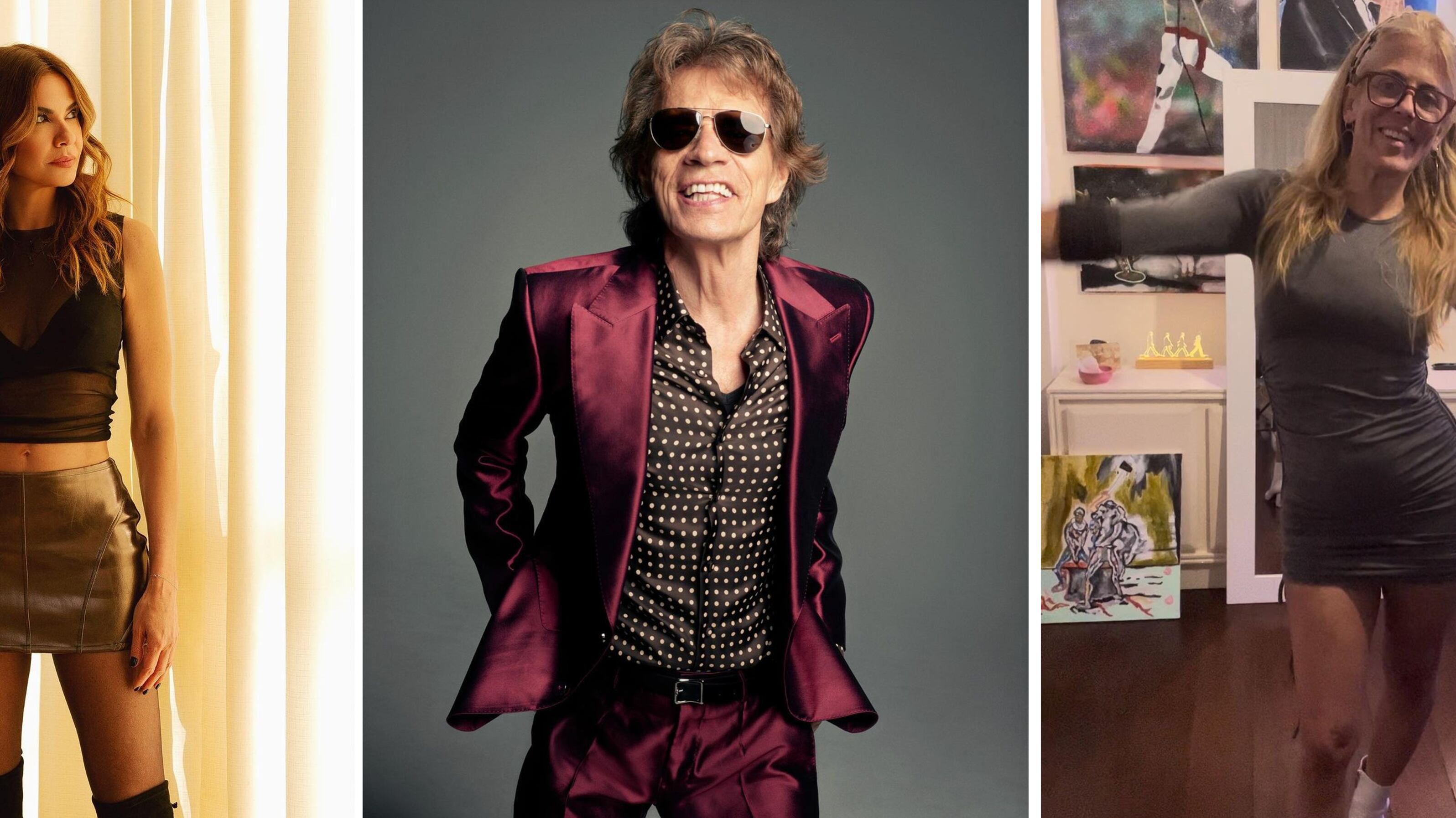 Mick Jagger, Luciana Gimenez e Maridu