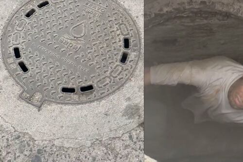 Resgate inusitado! Homem passa três dias preso em bueiro