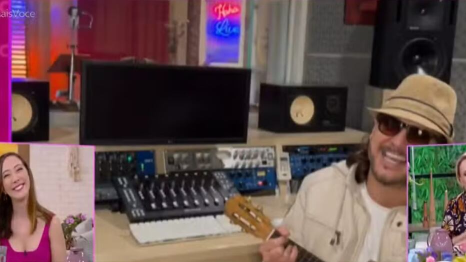 Tato do Falamansa no Mais Você - Foto: Globo