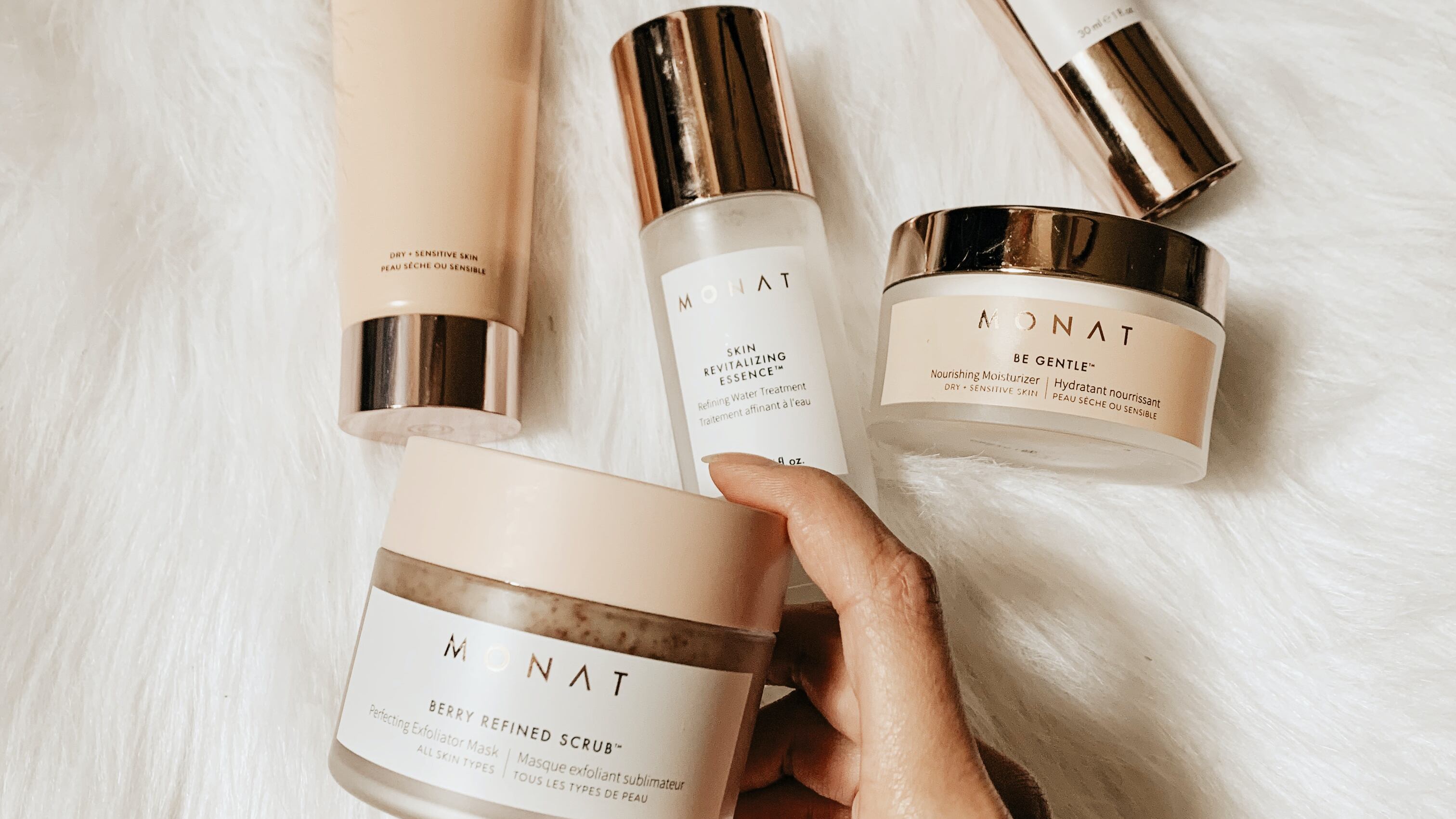 Kit de maquiagem e hidratação