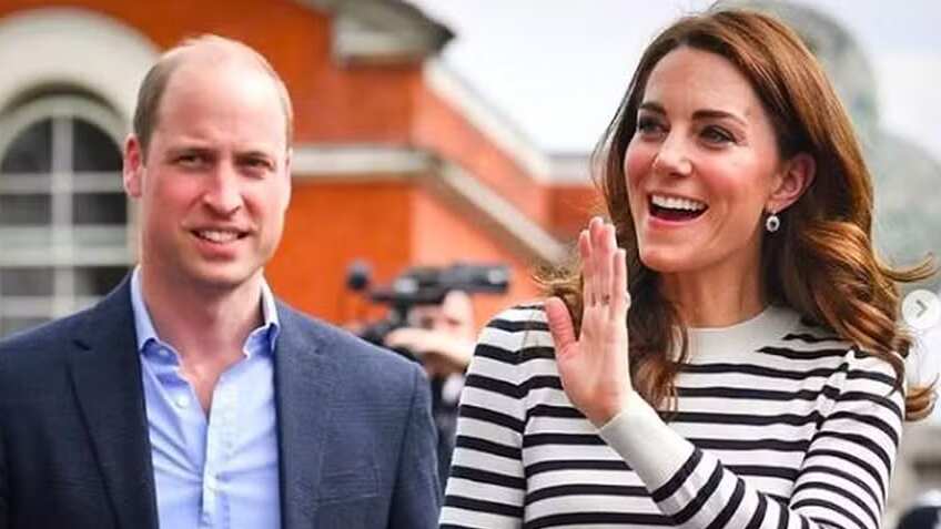 A Princesa Kate Middleton e o marido, Príncipe William — Foto: Reprodução | Instagram