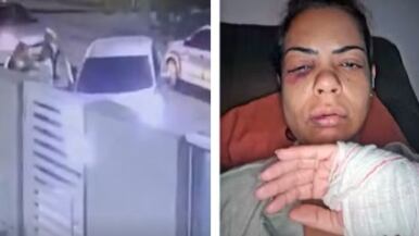 Vídeo: casal agride e arrasta professora com o carro após discussão de trânsito