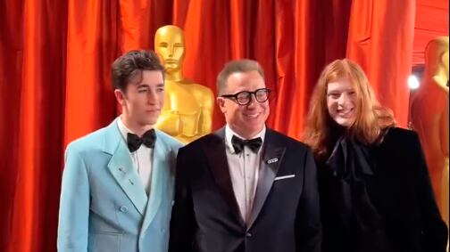 Brendan Fraser e seus filhos