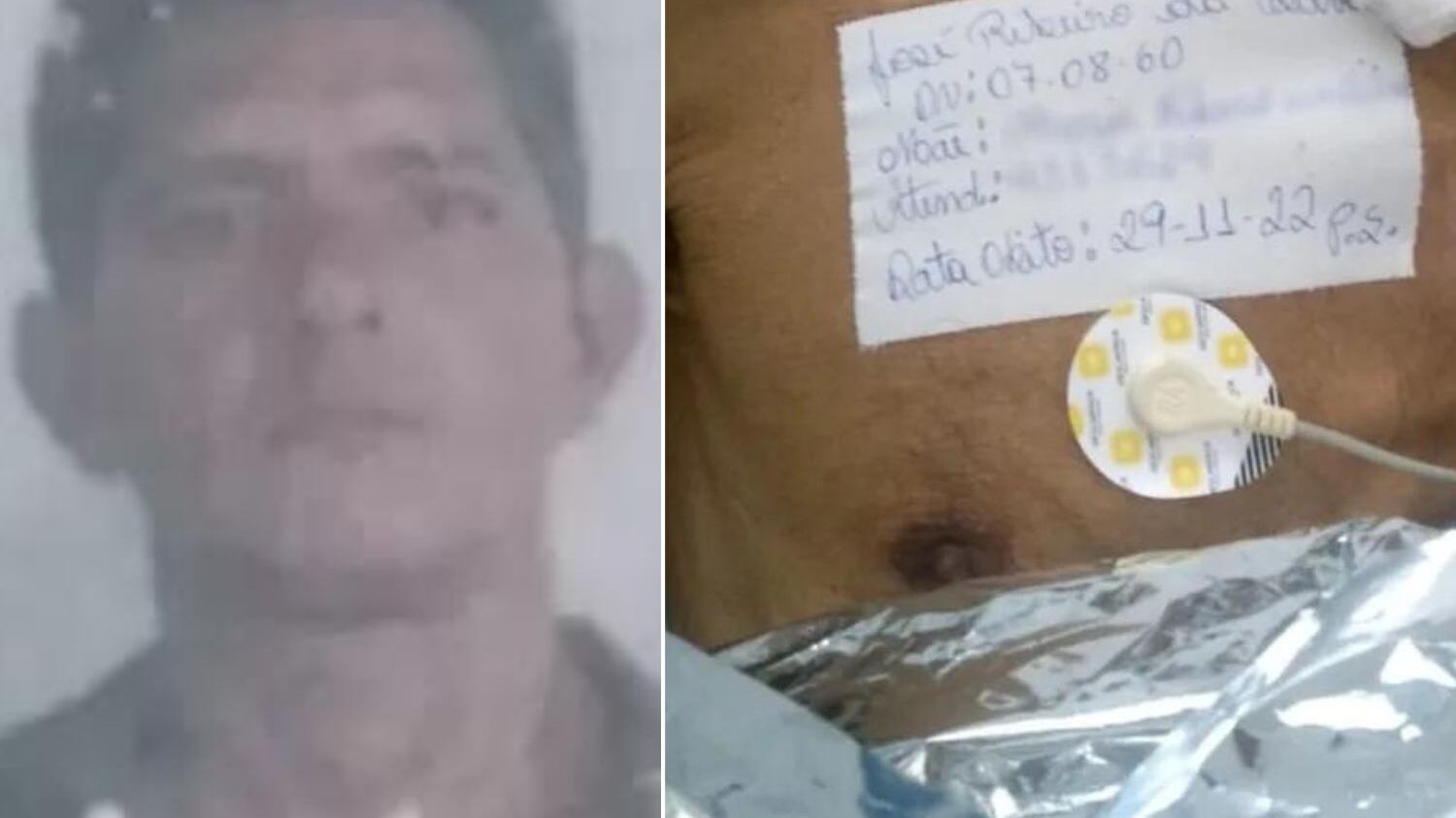 Ele foi novamente internado