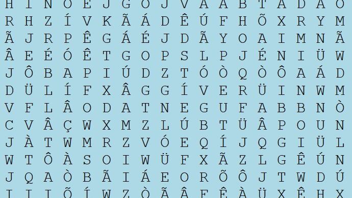 Afugentado caça-palavras