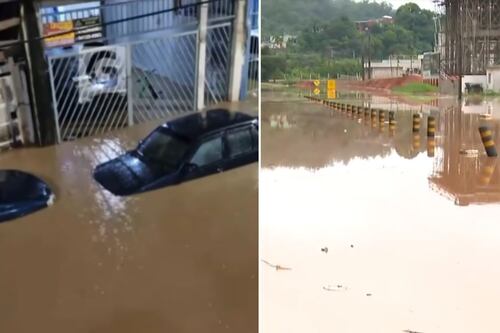 VÍDEOS: Temporal alaga ruas e deixa pessoas ilhadas em casas na Grande SP; previsão é de mais chuva