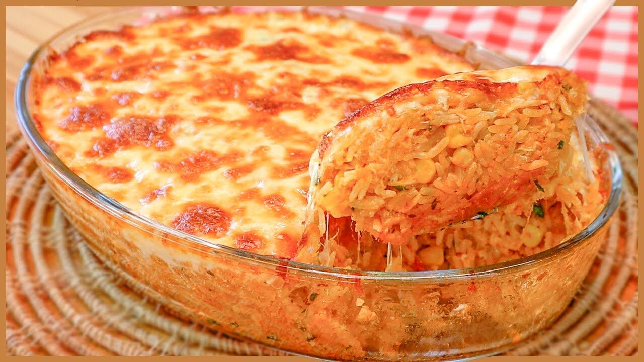 arroz de forno como fazer