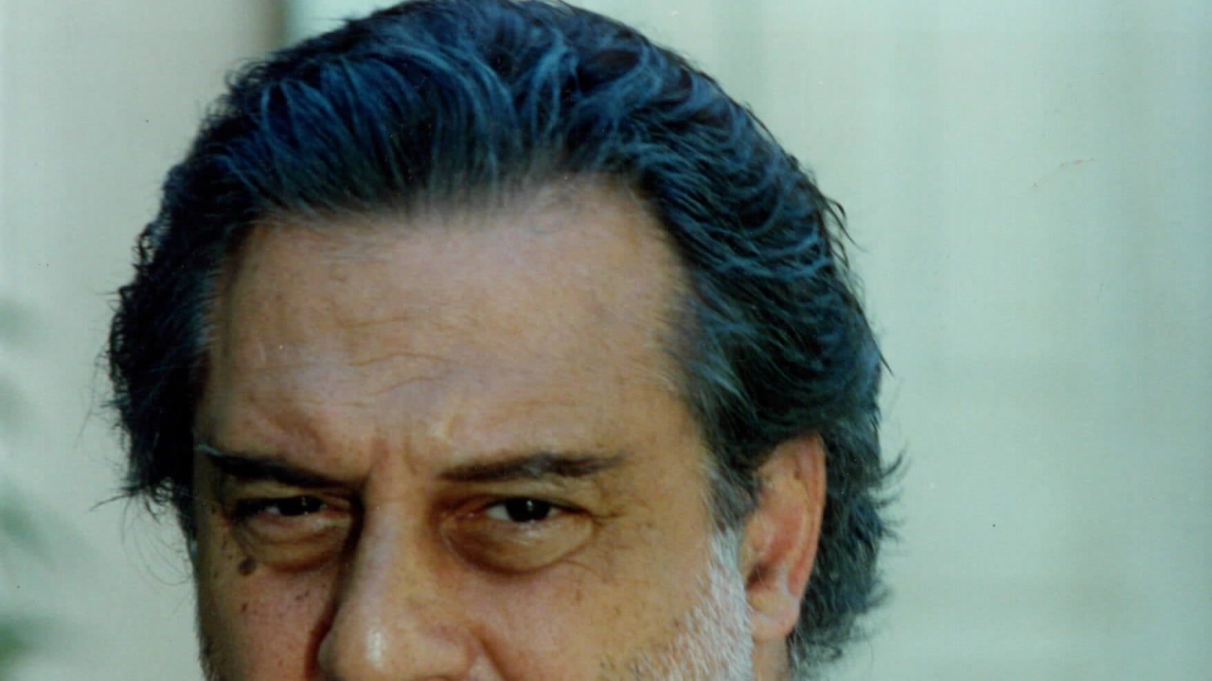 Antonio Fagundes caracterizado como Bruno Mezenga, personagem de "O Rei do Gado"