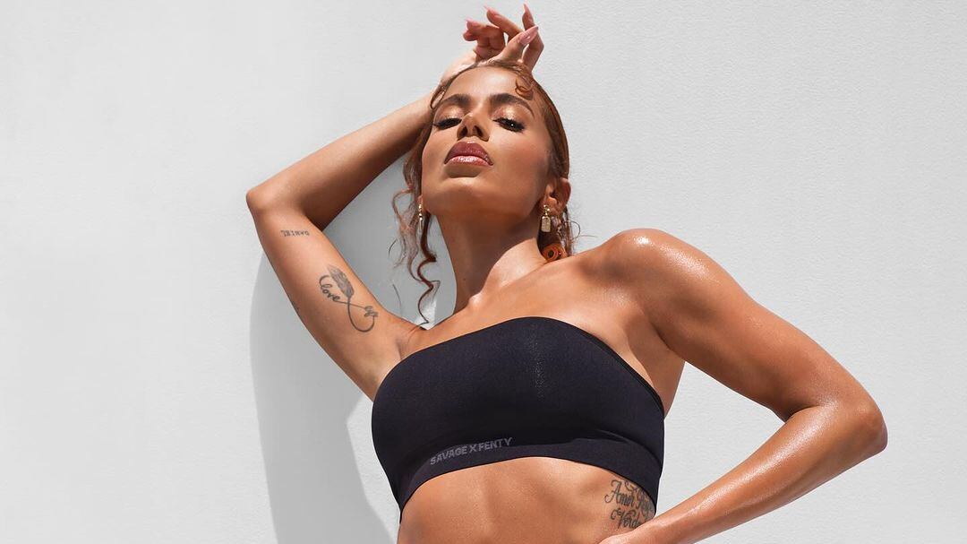 Anitta realizou campanha para marca de lingerie de SAVAGE X FENTY BY RIHANNA