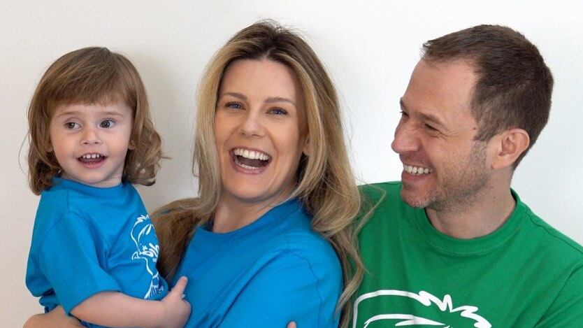 Lua, filha de Tiago Leifert, foi diagnosticada com retinoblastoma aos 11 meses