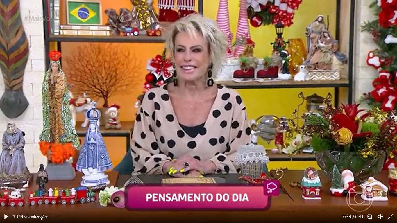 Louro Mané fala que Ana Maria Braga está molhando o biscoito no "Mais Você"