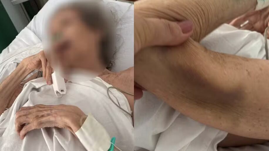 Mãe idosa é abandonada pelo filho